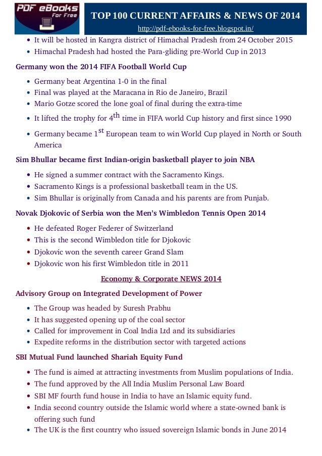 Current Affairs June 2013 Pdf